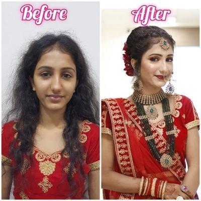Bridal Makeup Transformation Look