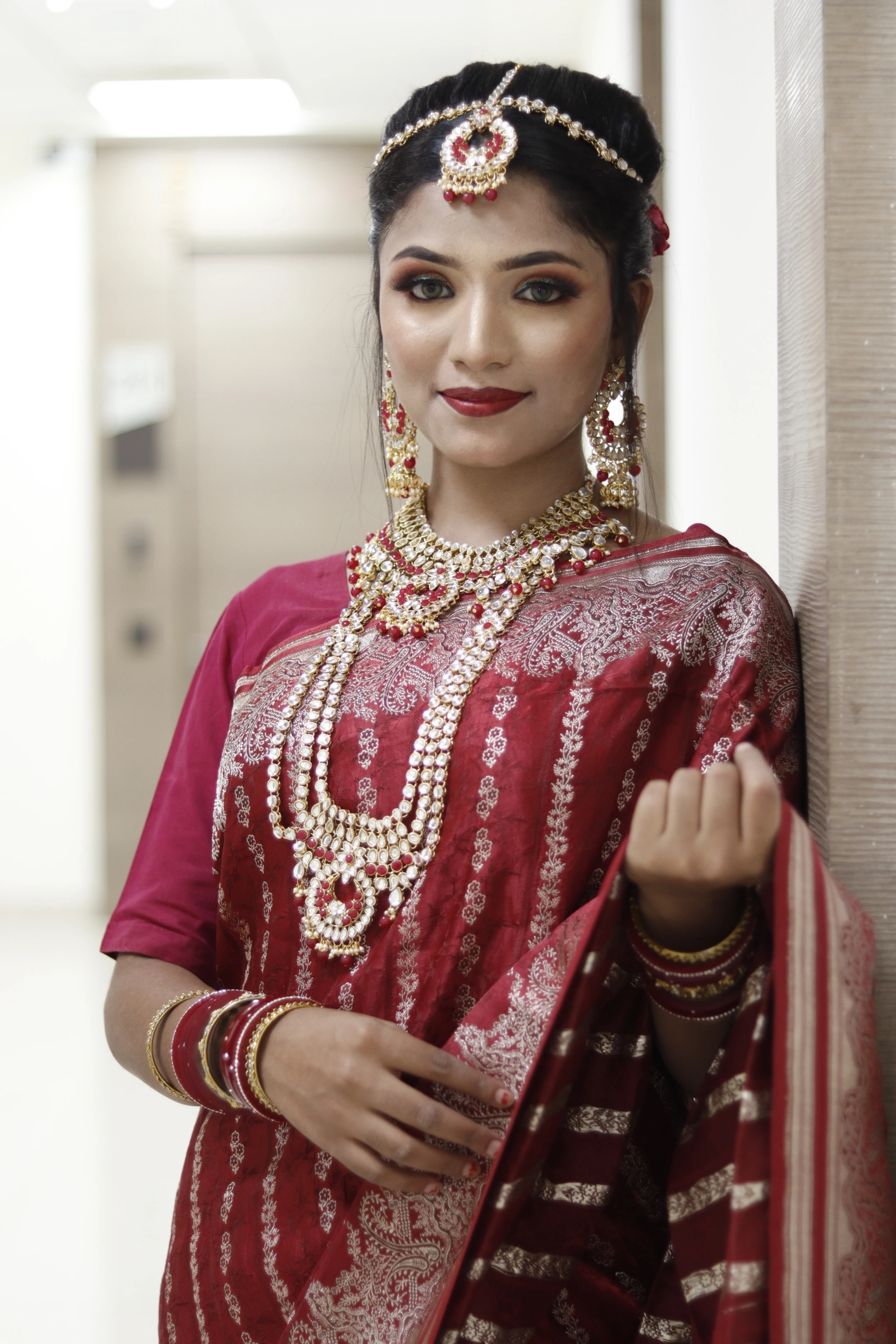 Bridal Makeup for Indian Saree