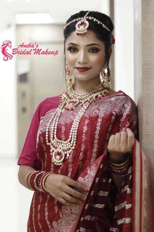 Bridal Makeup for Indian Saree