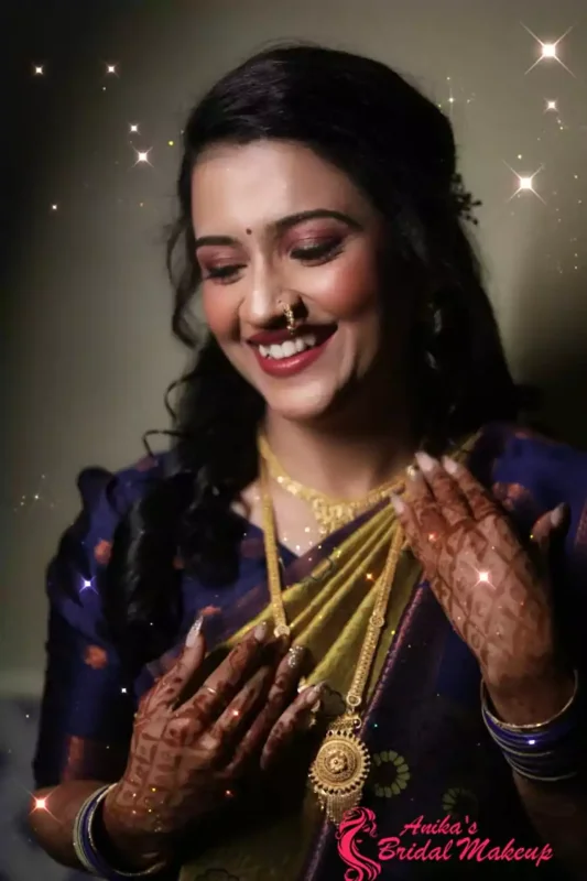 Maharashtrian Engagement Makeup Kalyan